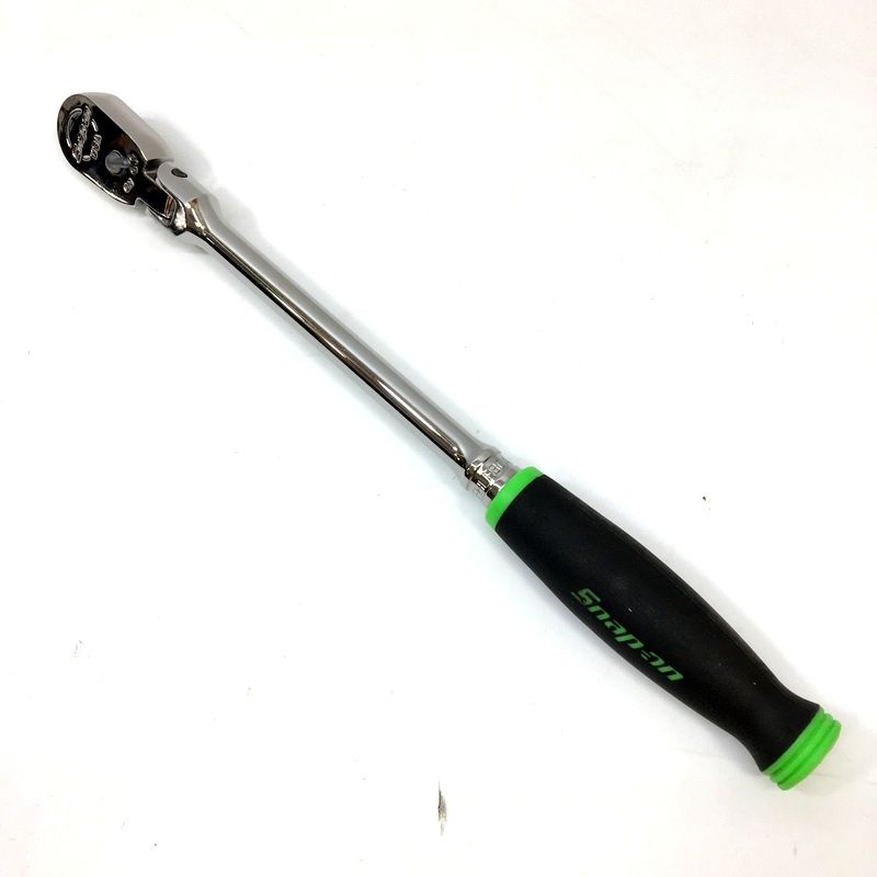 Snap-on スナップオン 3|8 ロングフレックスラチェットハンドル FHLF80A ソフトグリップ ハンドツール 工具 △ DW3527