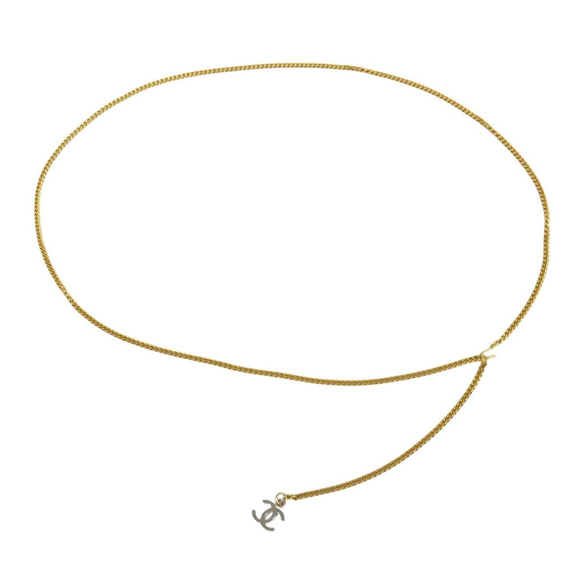 シャネル ココマーク チェーンベルト メタル ユニセックス CHANEL  