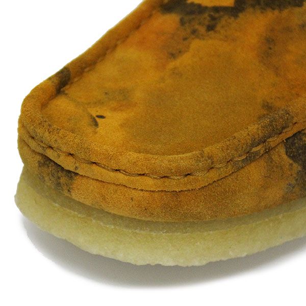 【関税込み】Clarks (クラークス) 26162484 Wallabee ワラビー メンズシューズ Tumeric Camo CL040 clarks UK7.5-約25.5cm レディース バックルサンダル