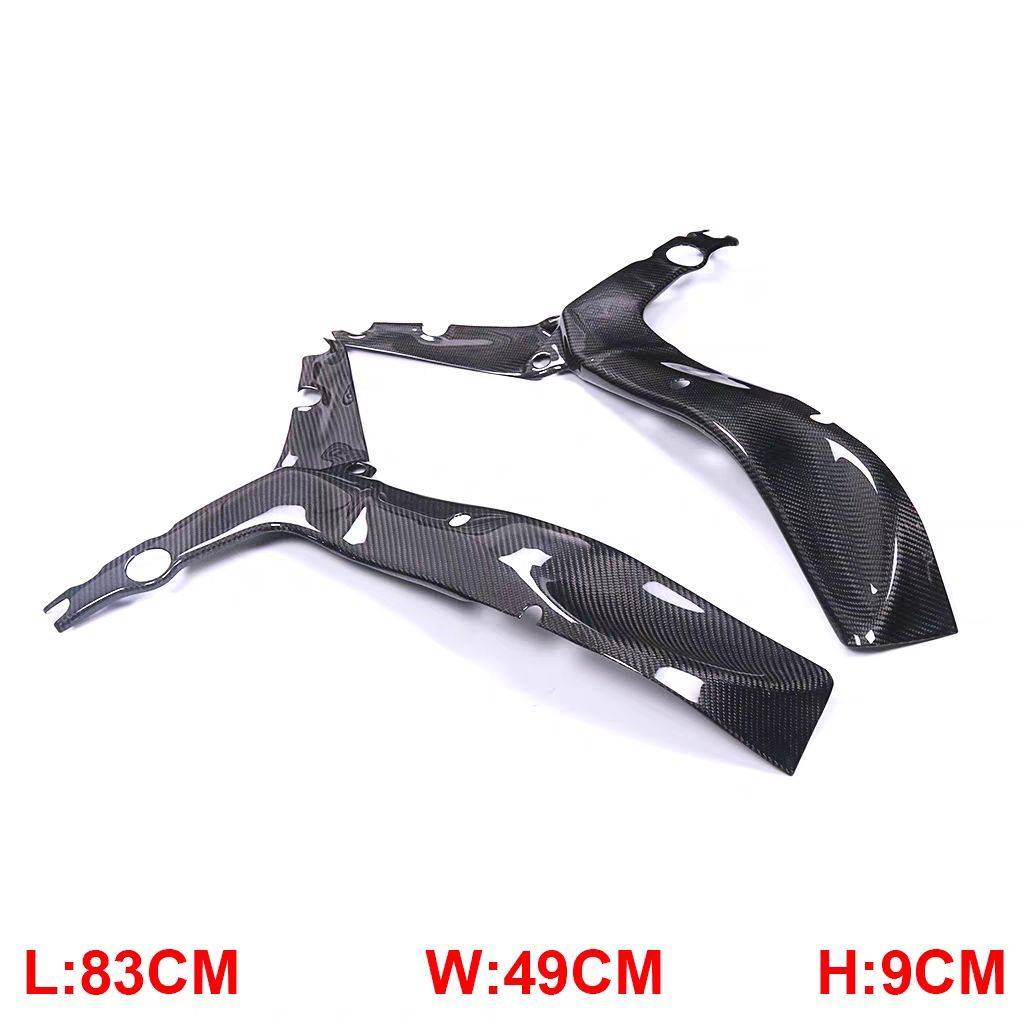 KAWASAKI カワサキ ZX-6R 2019-2025 ヒールガード サイドフレーム カバー ガード カーボンファイバー