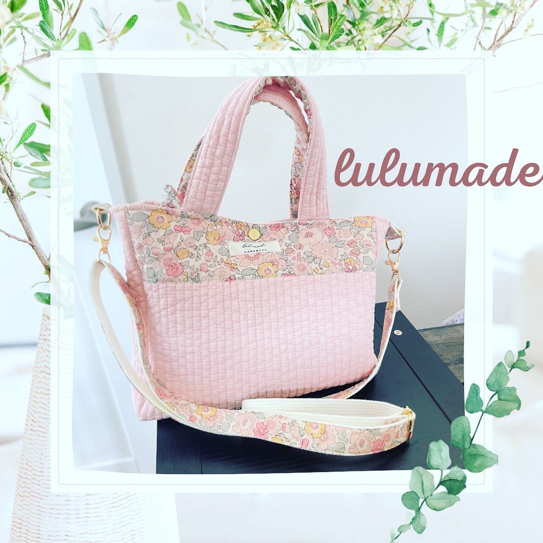 【専用】ヌビ×リバティ トートバッグ ハンドメイド ヌビバッグ リバティ ちょうど良いトートバッグ