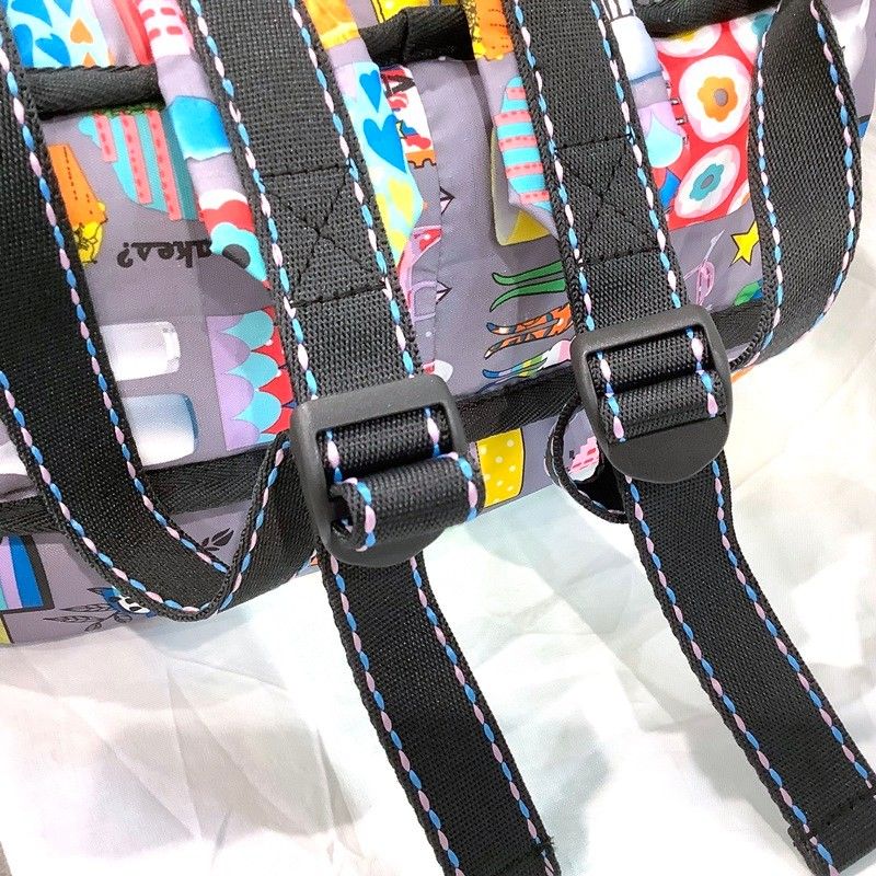 レスポートサック（LeSportsac） ナイロン リュック  グレー系 【中古】KB-8558