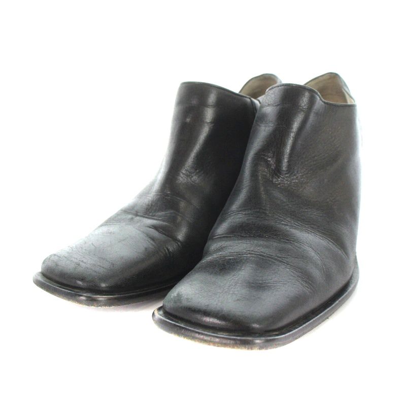 アンチショルド UNTISHOLD Naty -2 Leather ブーティ ブーツ スクエア 