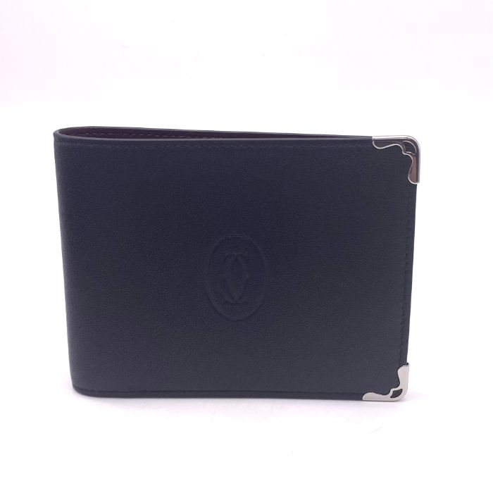 点限り Cartier カルティエ マトト ドゥ レザー 二つ折り 財布 eH09113A