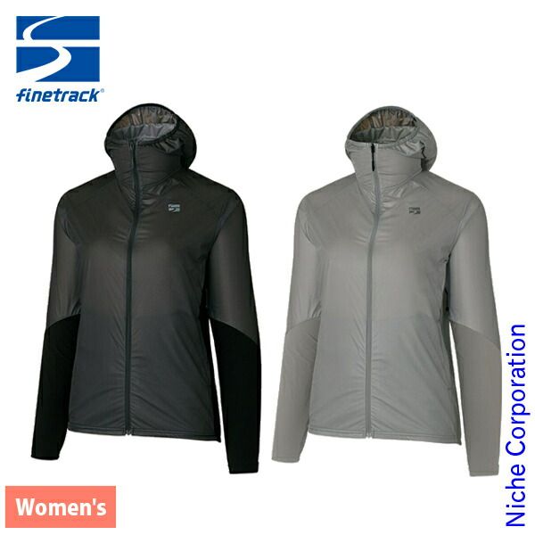 ファイントラック スカイトレイルフーディ ウィメンズ FAW1411 BLCK ブラック M