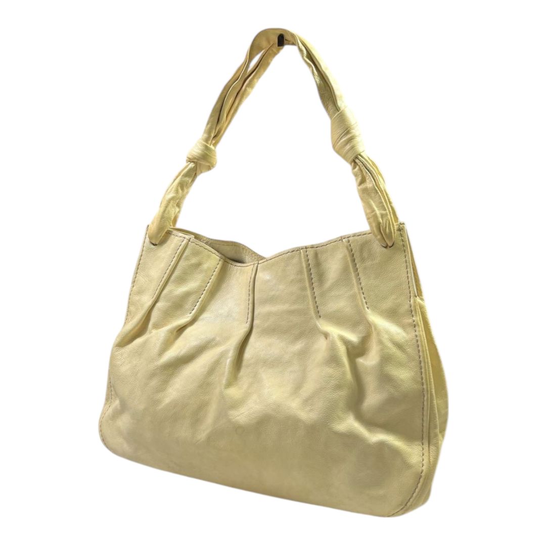 miu miuミュウミュウ トートバッグ ワンショルダーバッグ 大容量 A4収納可 ヴィンテージ イエロー