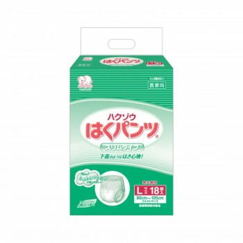 ハクゾウメディカル ハクゾウはくパンツ スリムタイプ L 6袋 3180345