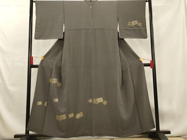 平和屋着物○訪問着 竹屋町刺繍 舞花文 暈し染め 金糸 金彩