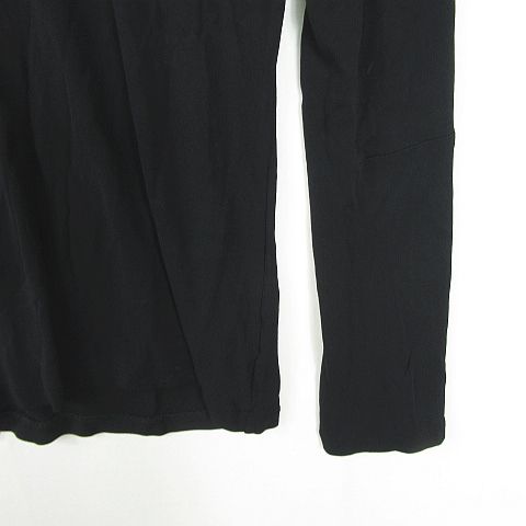 ワイズ Y's カットソー Tシャツ 長袖 レーヨン ブラック シンプル YM-T90-231 kz12241 レディース ワイズ Y's カットソー Tシャツ 長袖 レーヨン ブラック