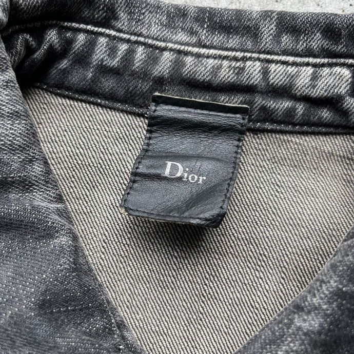 03'SS Dior Homme ディオールオム ブラックデニム 長袖シャツ