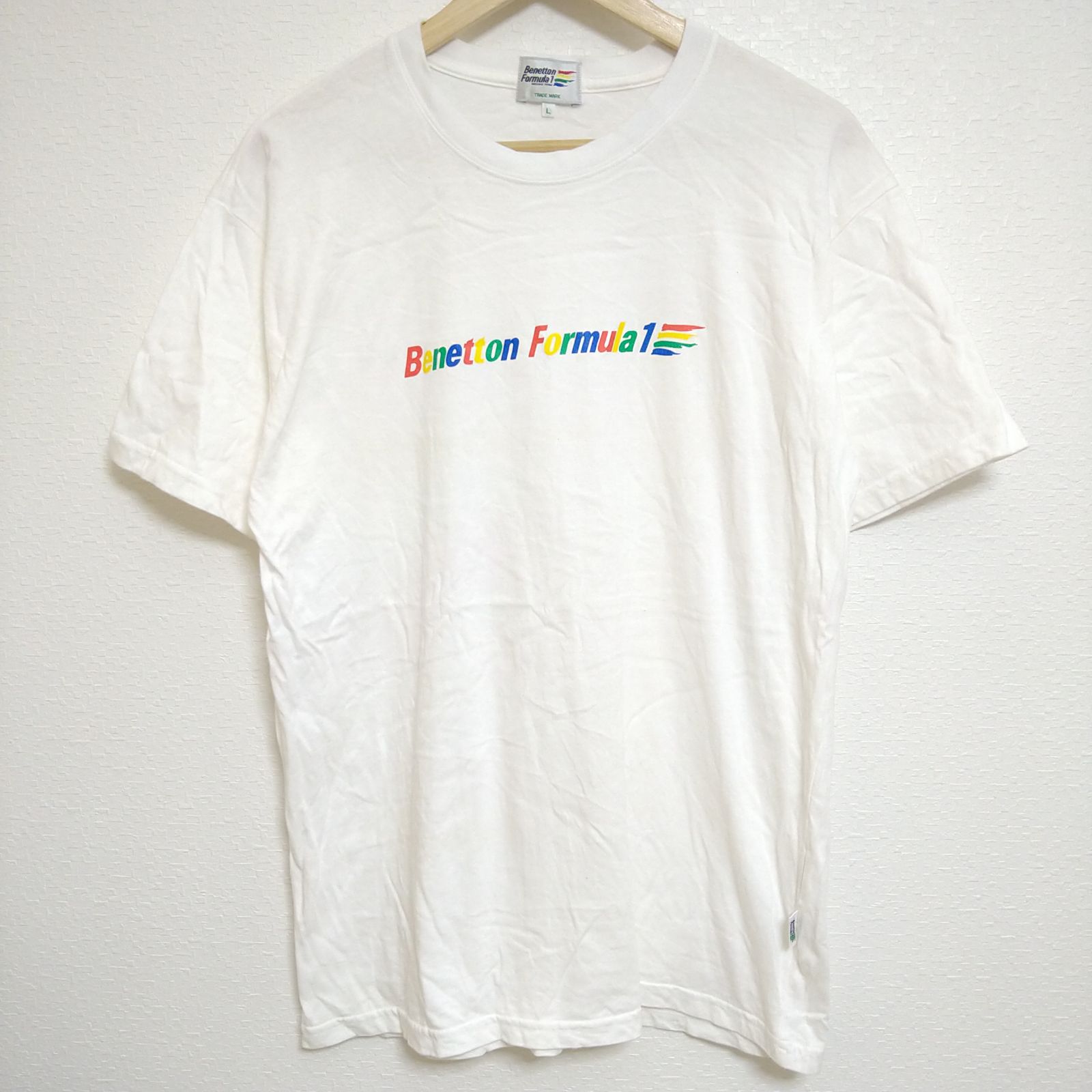 w^)b Benetton Formula 1 ベネトン フォーミュラ f1 Tシャツ 半袖 ロゴ 