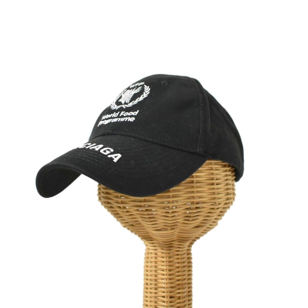 バレンシアガ BALENCIAGA WFP Word Food Programme キャップ 帽子 L 黒 ブラック AA