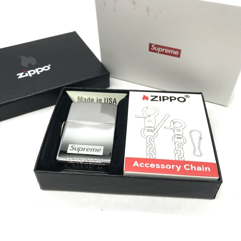 Supreme ジッポ CHAIN ZIPPO チェーン ライター 箱付き カジュアル