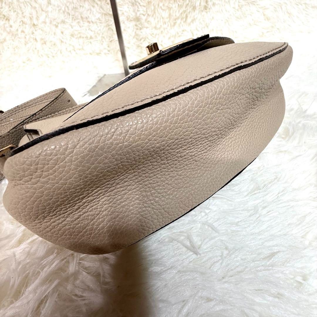 フルラ　レザーショルダーバッグ　グレージュ FURLA フルラ バッグ レディース ショルダーバッグ アウトレット