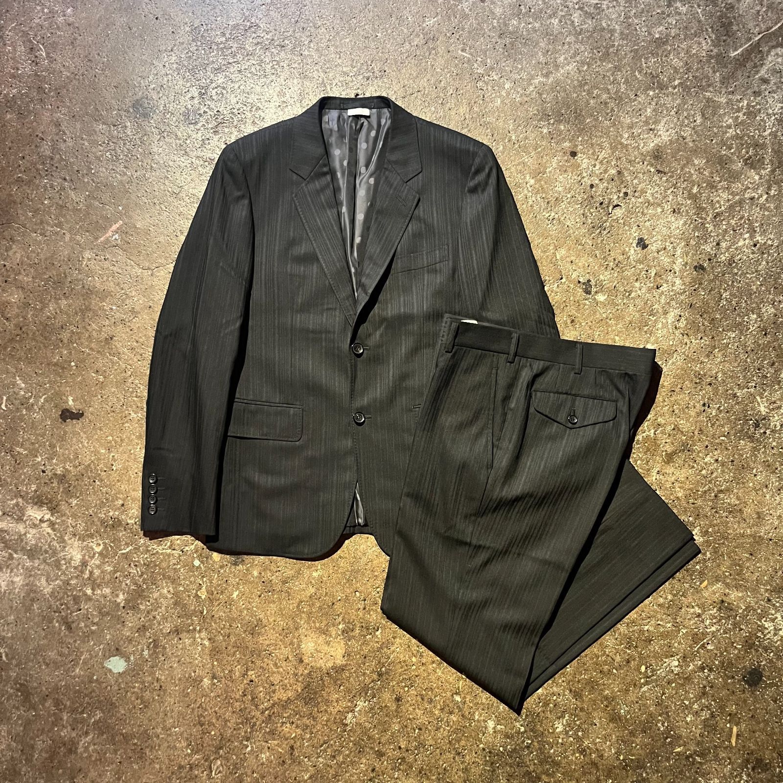 COMME des GARCONS HOMME DEUX 14aw ストライプ2Bセットアップ