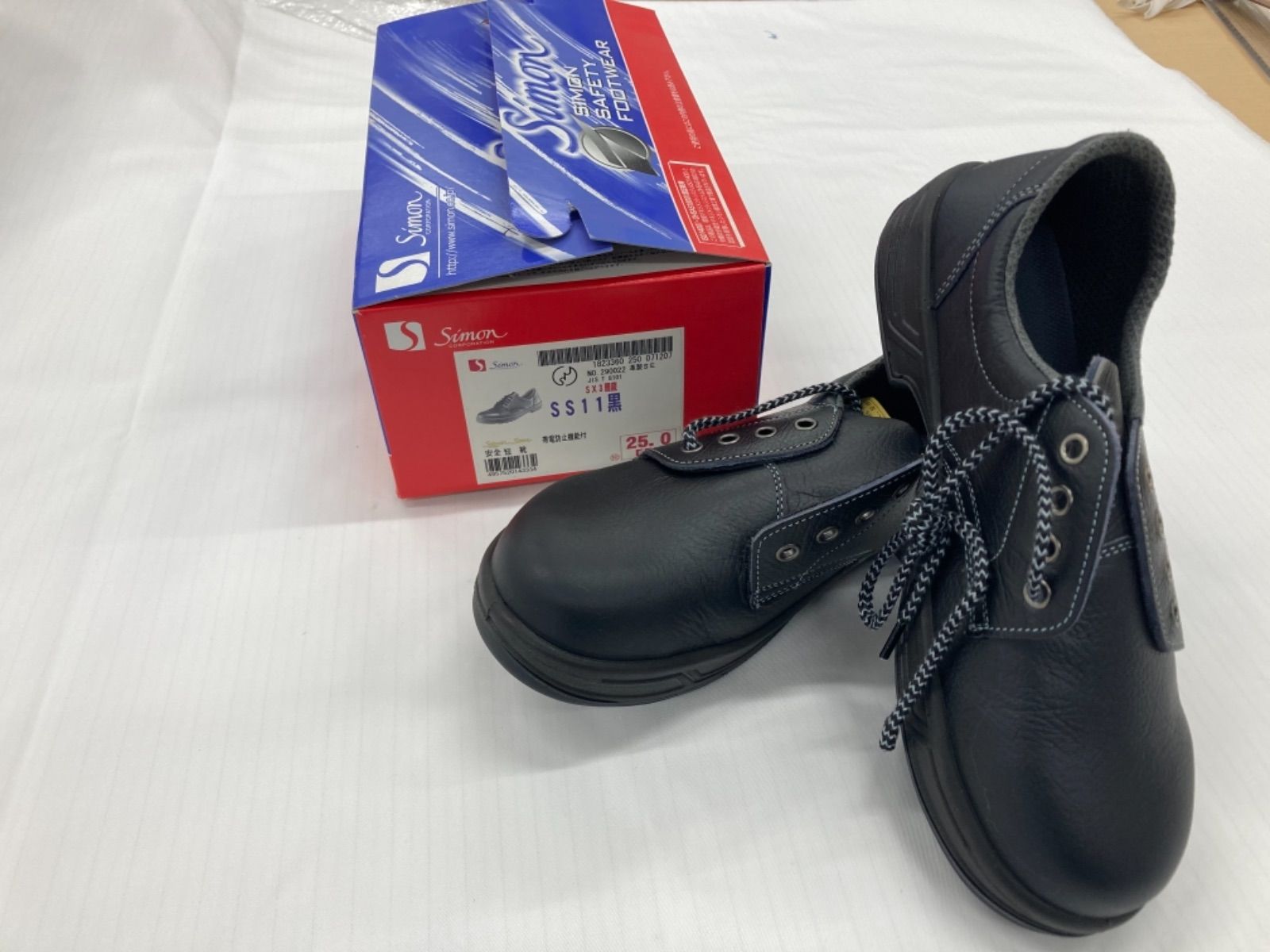 シモン 安全靴 短靴 ＳＳ１１黒 ２５．０ｃｍ SS11-25.0 SS1125.0 （株