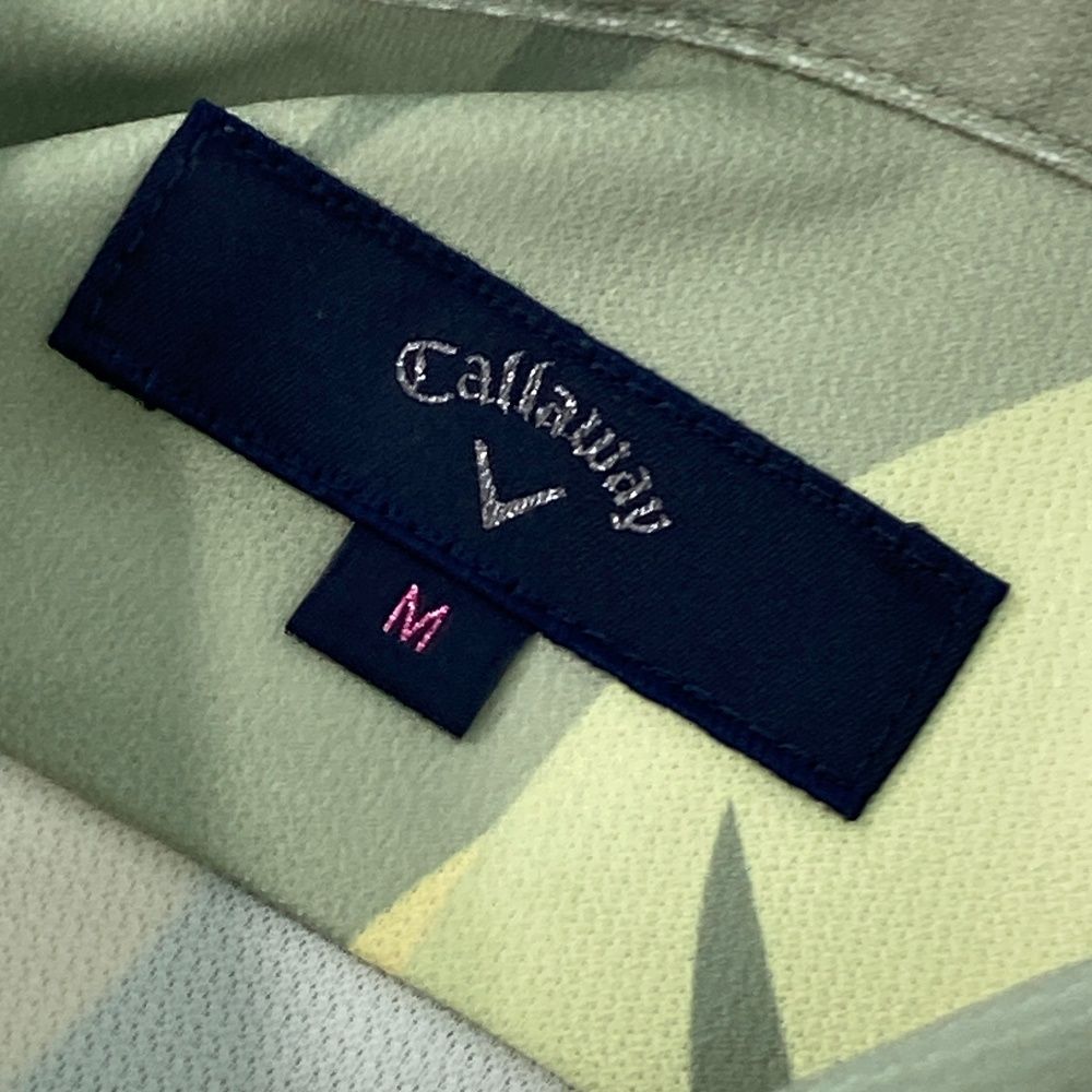 キャロウェイ 半袖 ポロシャツ ボタニカル Mサイズ Callaway（キャロウェイ） 送料無料 メンズ かざあなメッシュ