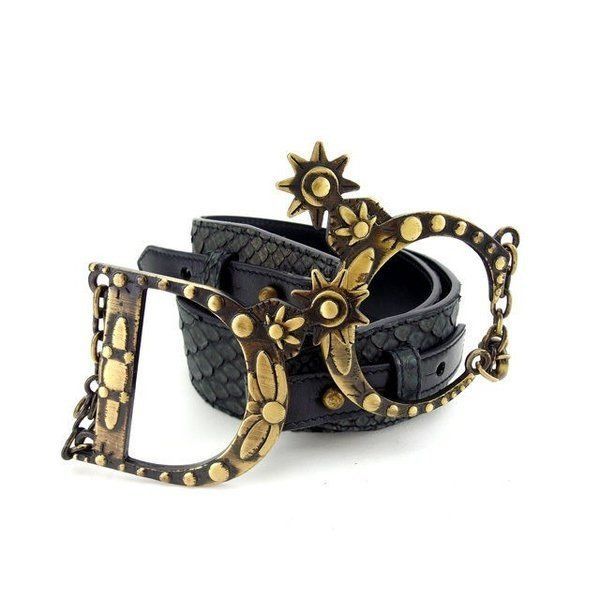 ディオール ベルト ♯70サイズ ディオール トロッター細ベルト Dロゴ