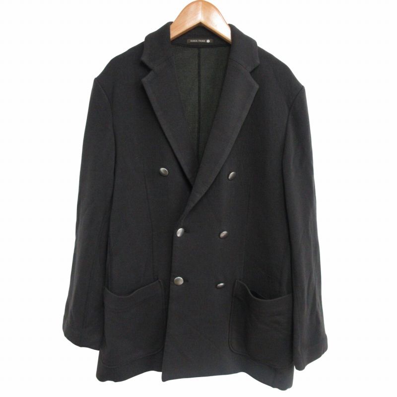 AUXCA.TRUNK ソフトリュクスカシミヤダブルジャケット　DGRAY オーカトランク AUXCA TRUNK ソフトリュクカシミア セットアップ