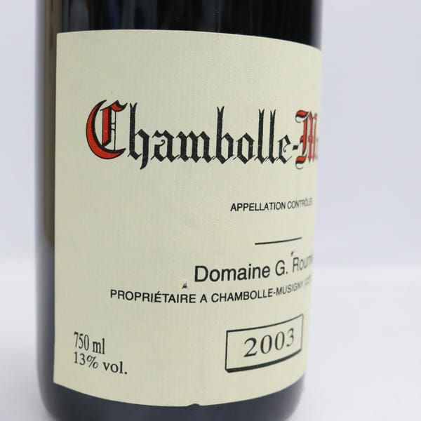 ジョルジュ ルーミエ シャンボール ミュジニー 2003 - メルカリ