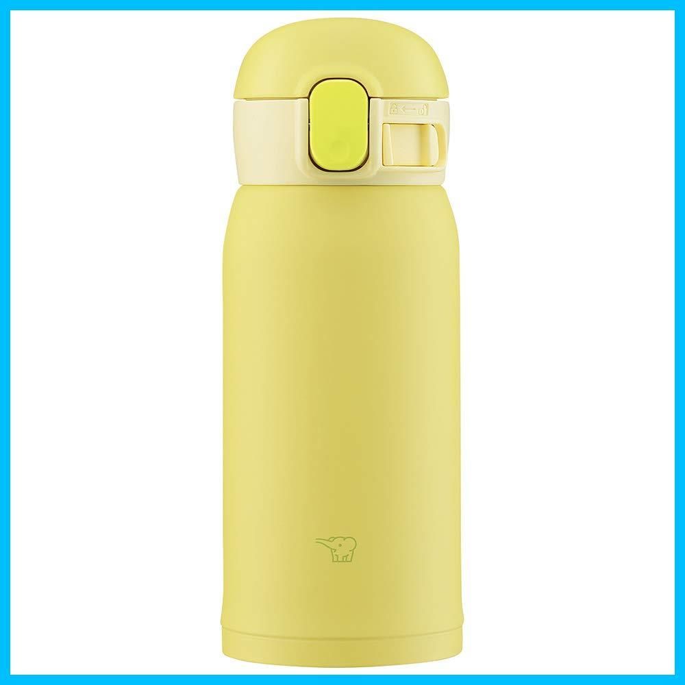 【人気商品】ワンタッチ ステンレスマグ 水筒 シームレス 0.36L (ZOJIRUSHI) レモン 象印 SM-WA36-YA