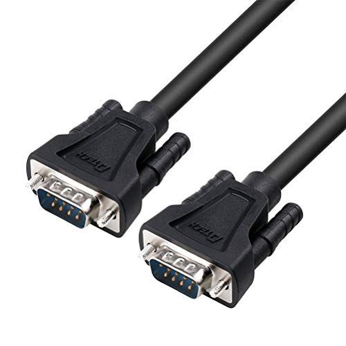 3m DTECH RS232C シリアル クロス ケーブル 3m オス-オス データ転送 DB9 Cable RS232C 延長ケーブル