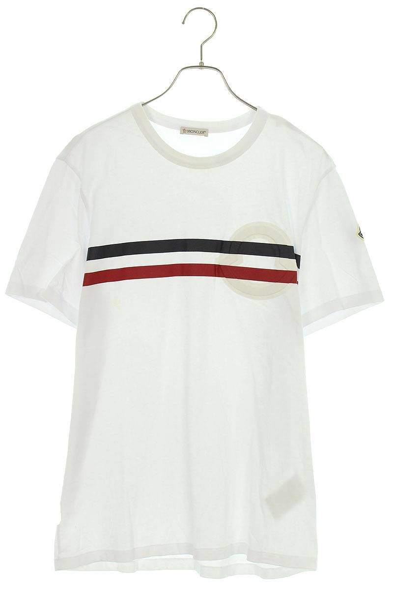 モンクレール MONCLER G10918C7B810 Tシャツ モンクレール MAGLIA T-SHIRT G10918C7B810 立体ロゴトリコロール
