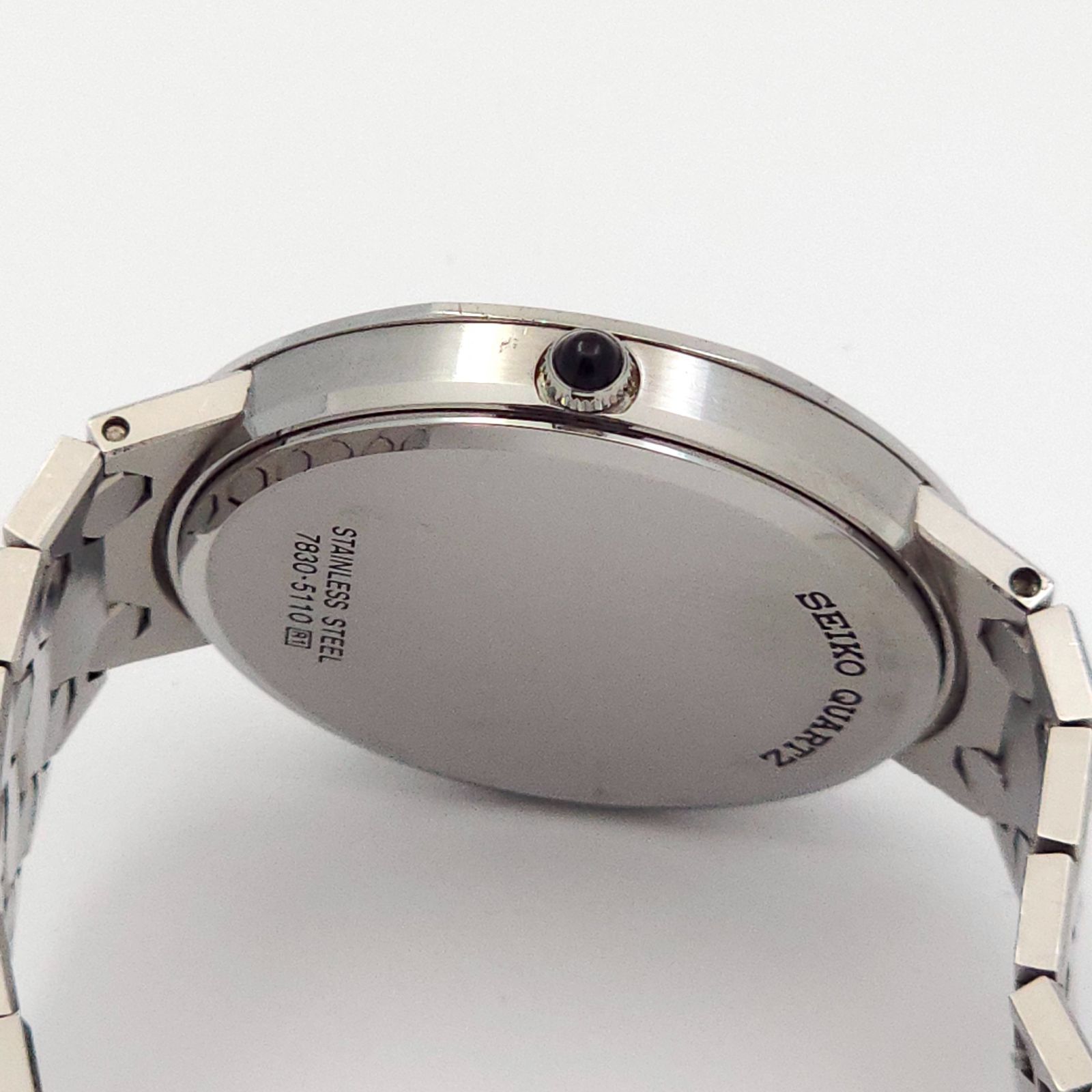 ☆良品 SEIKO セイコー アシエ 7830-5110 QZ 動作品 ジェラルド