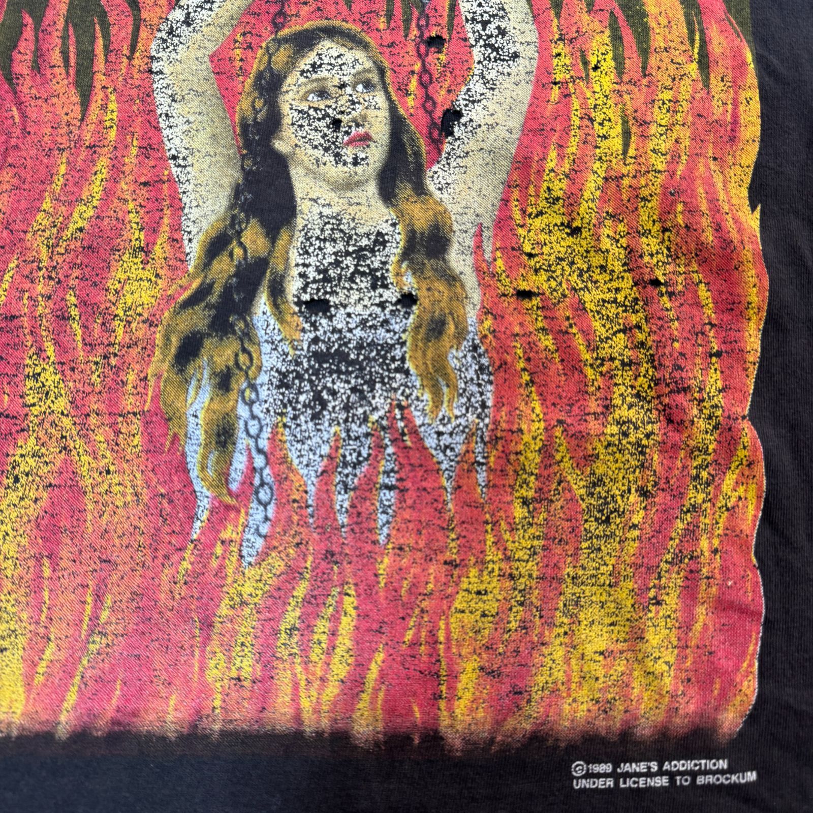 80s Vintage Band T-Shirt Jane's Addiction Lサイズ バンドTシャツ