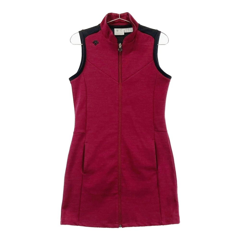 サイズ：M DESCENTE GOLF デサントゴルフ ノースリーブ ワンピース