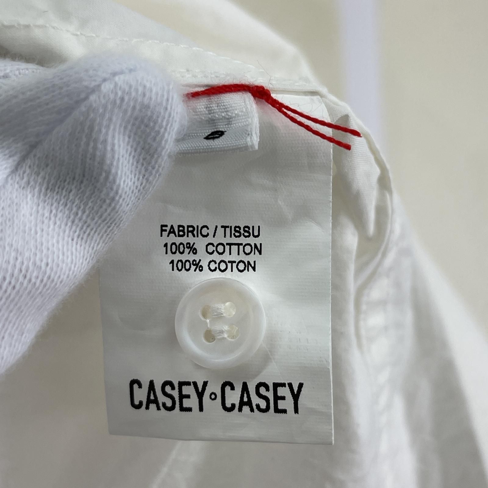CASEY-CASEY 長袖シャツ GARDEN SHIRT 比翼LSシャツ S ホワイト - メルカリ