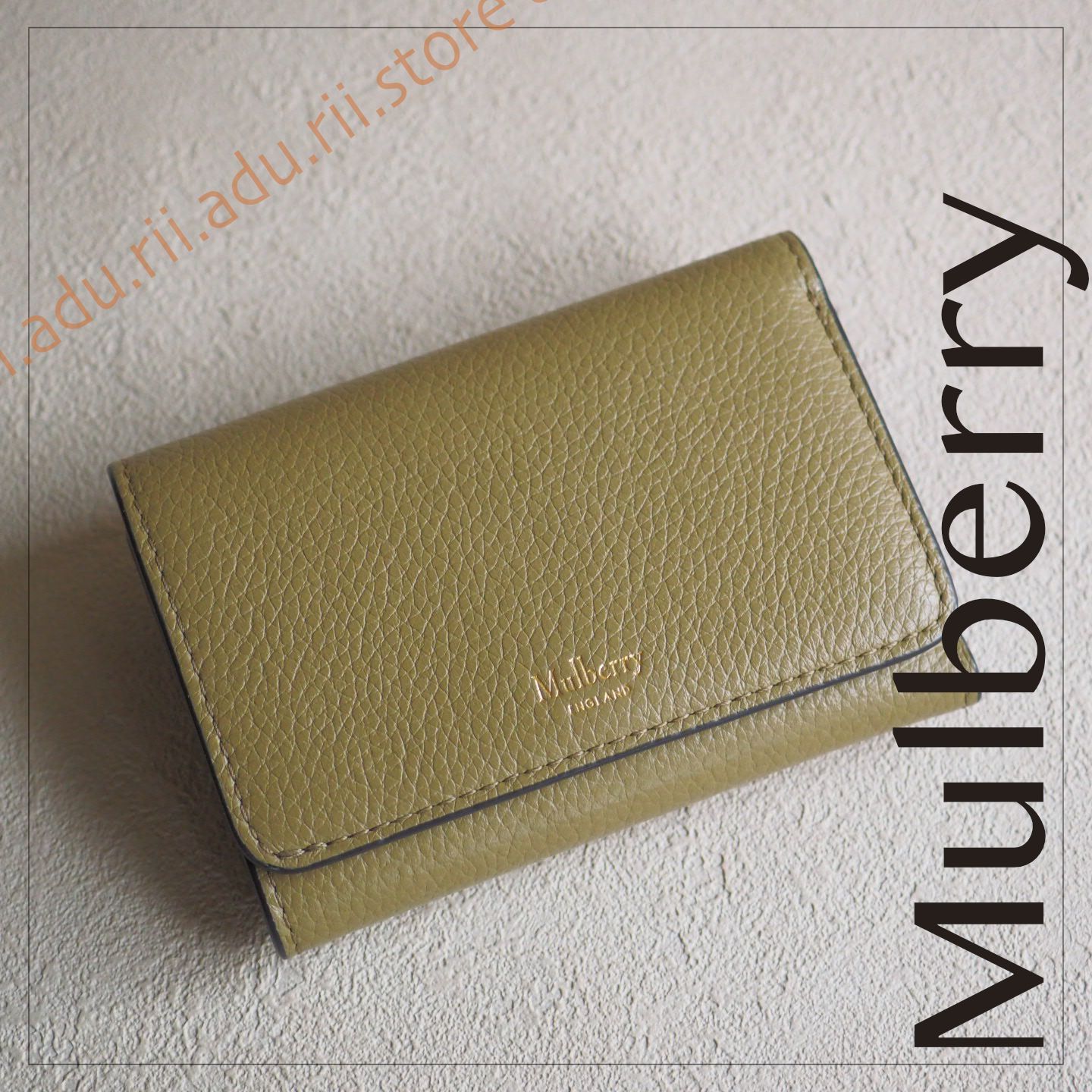 未使用極美品☆ マルベリー Mulberry 3つ折り財布 コンパクトウォレット レザー グリーン カーキ RL6824 205ブランド メンズ  レディース◇ - メルカリ