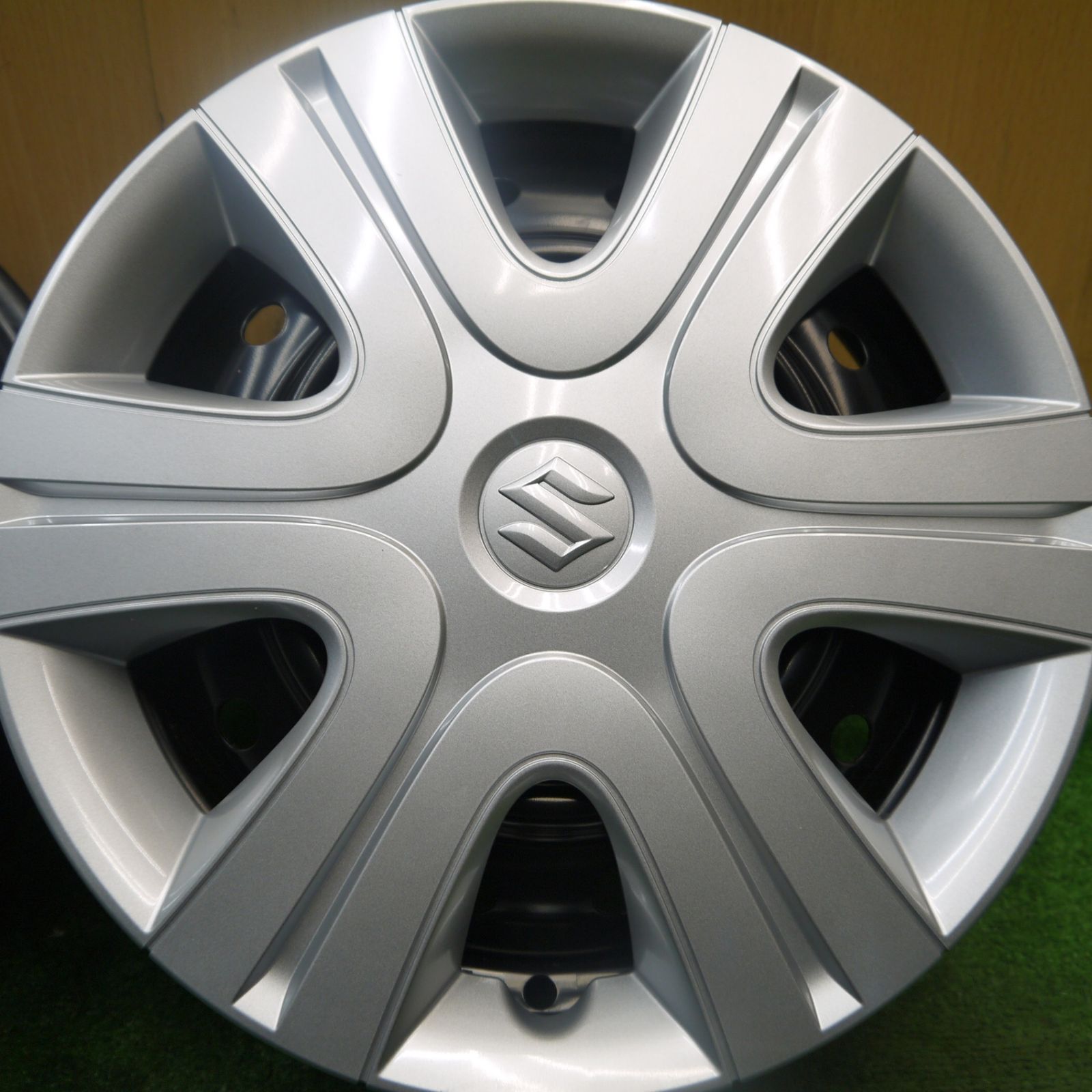 送料無料] 新車外し☆スズキ MK94S スペーシア 純正 スチール ホイール