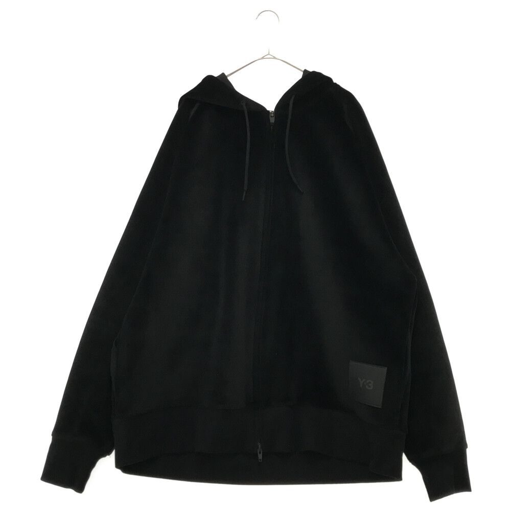 Y-3 (ワイスリー) SQUARE VELVET SPACER FULL-ZIP HOODIE HB3341 