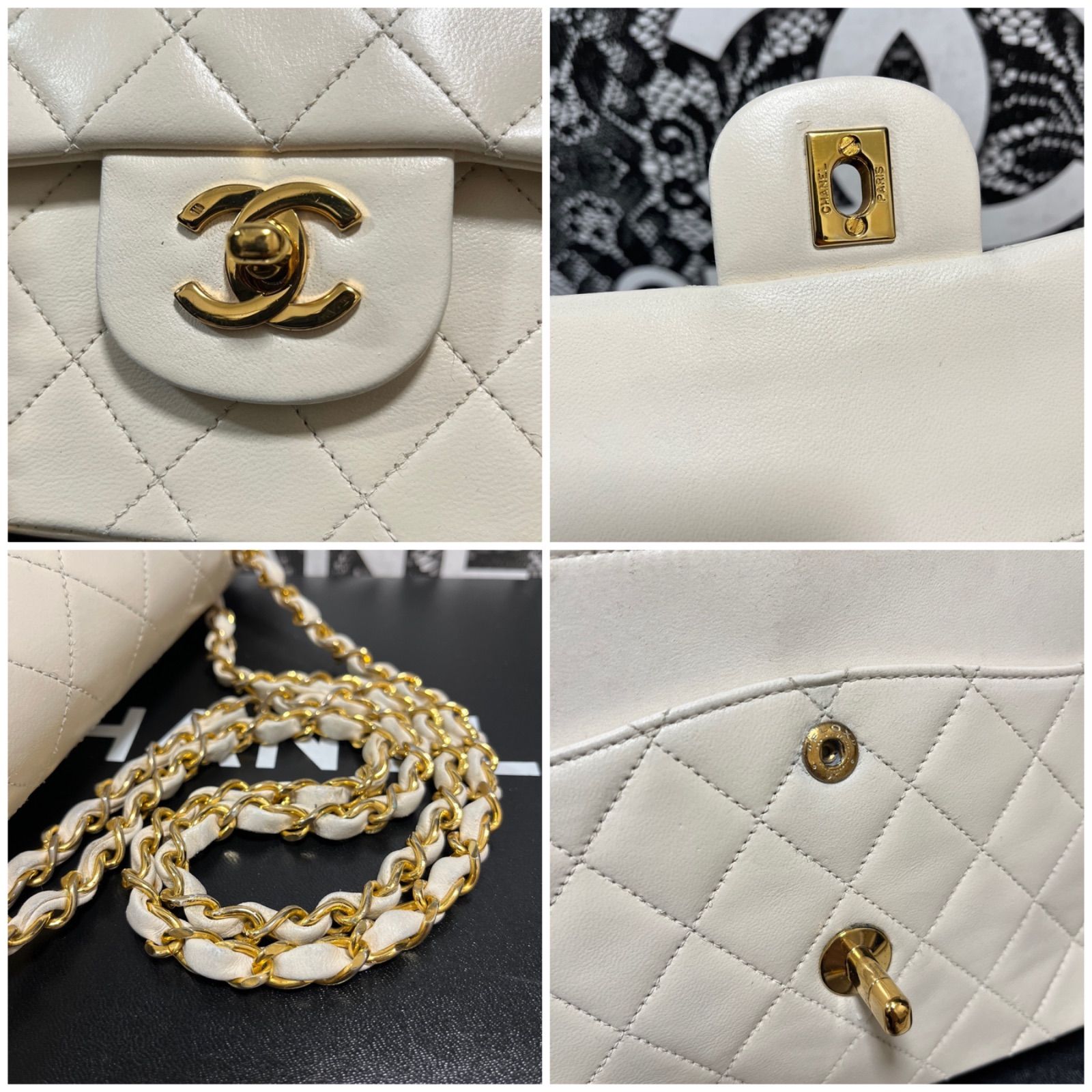 激安挑戦！！ 極上美品 CHANEL ダブル ダブルフラップ マトラッセ シャネル バッグ