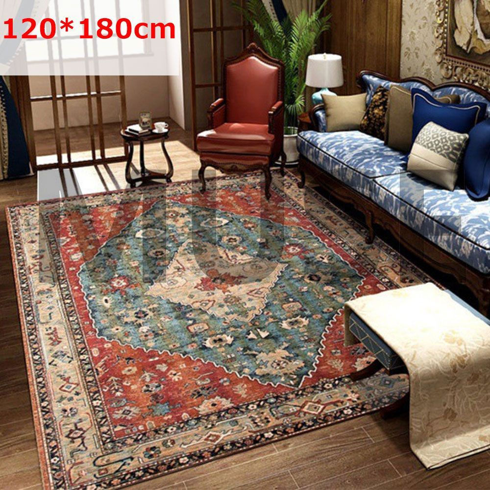 ペルシャ絨毯風 カーペット おしゃれ ペルシャ柄 キリム ラグ 北欧風