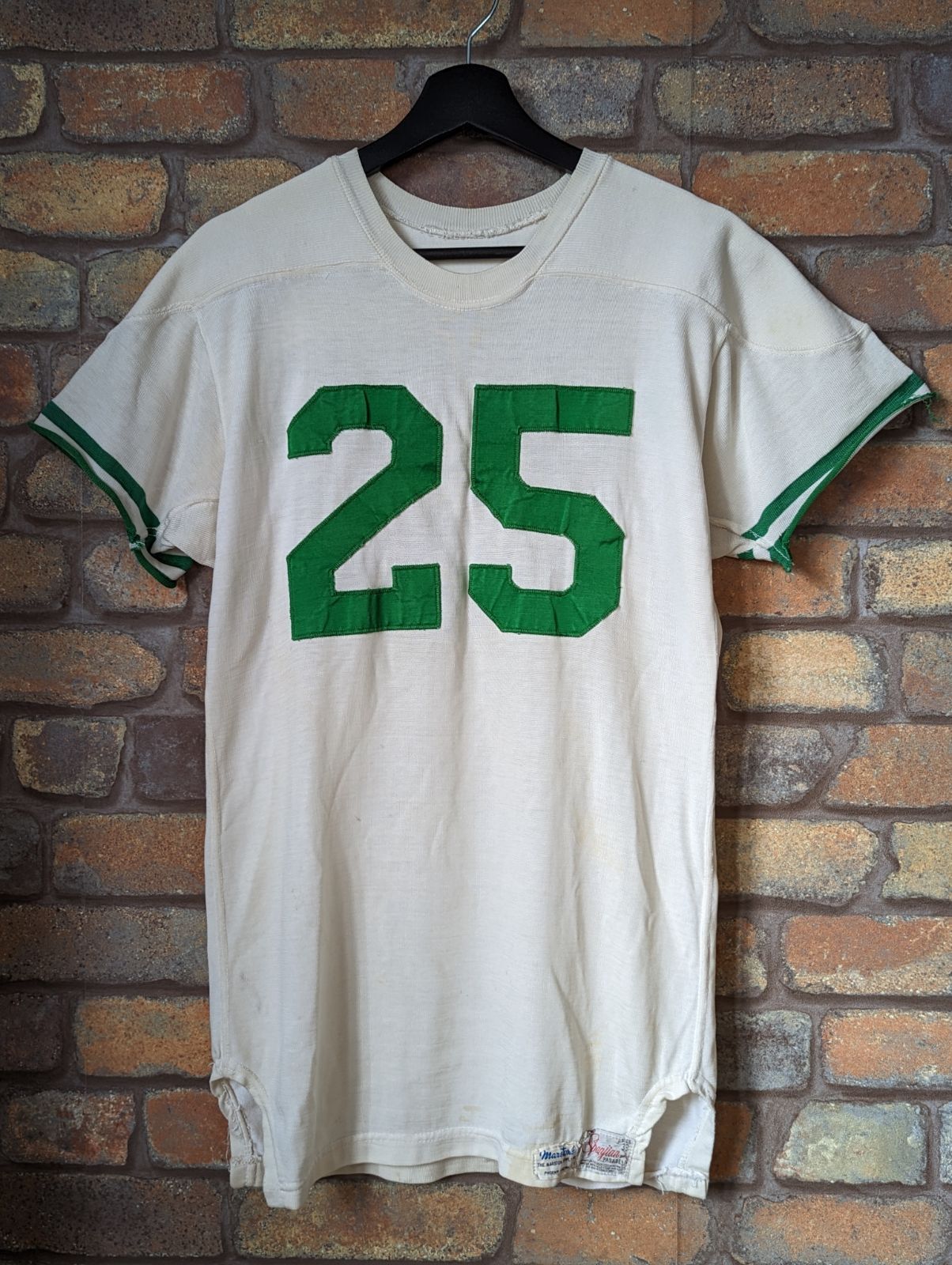 60s Spanjian Football T-Shirt RayonBlend Numbering Vintage