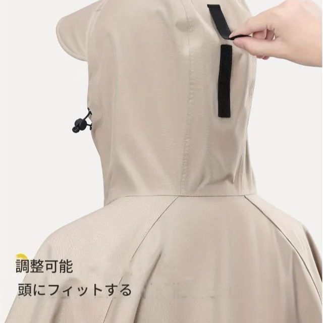 長い 全身防水レインコート