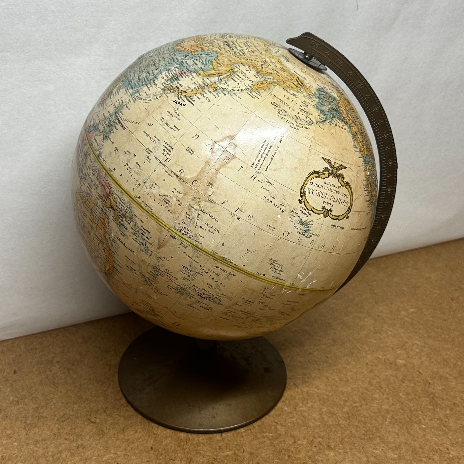 アメリカ製 ヴィンテージ地球儀 REPLOGLE GLOBES アンティーク雑貨 アメリカ製 ヴィンテージ地球儀 REPLOGLE GLOBES アンティーク雑貨