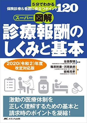 スーパー図解・診療報酬のしくみと基本　2020（令和2）年度改定対応版: 5分でわかる、保険診療＆看護に役立つポイント120 篠原 則康、 河原 鉄朗、 岩? 充孝; 谷島 智徳