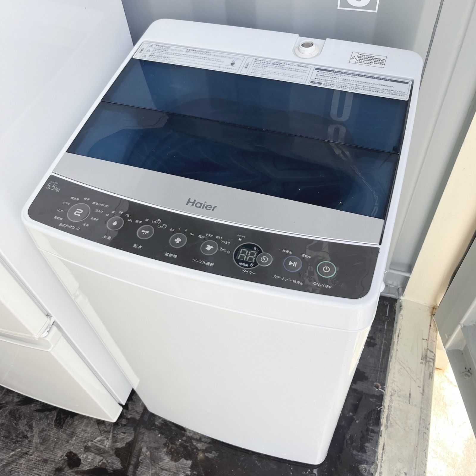 166取付無料！SHARPおしゃれホワイトインテリア冷蔵庫風乾燥付き洗濯機 166取付無料！SHARPおしゃれホワイトインテリア冷蔵庫風乾燥付き