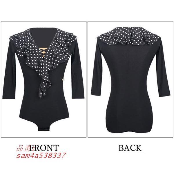  レオタード レディース 社交ダンス トップス ラテン ステージ 上着練習着 五分袖 社交ダンス衣装 上着 Vネック 競技着 衣装 am 4 a 538337 新体操 器械体操 スポーツ