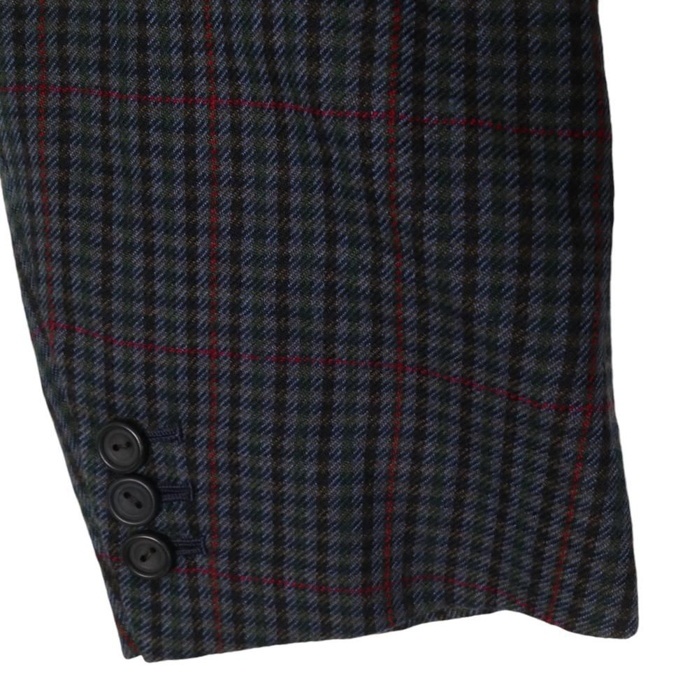 ヘンリープール HENRY POOLE チェック テーラード ジャケット