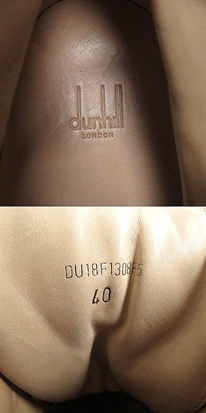 未使用品□dunhill/ダンヒル センタージップ/レースアップ レザー