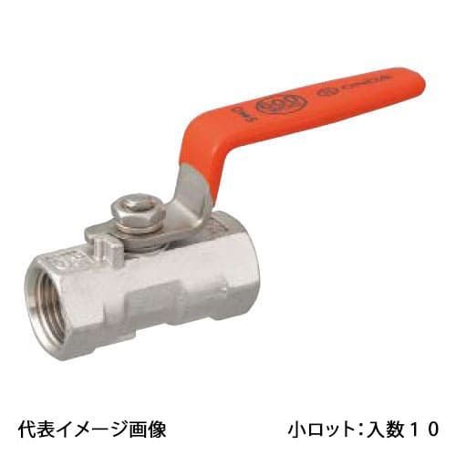 ドライバー・レンチ 【SBFS2-08】オンダ製作所 SBFS2型 ボールバルブ Rcねじ×Rcねじ レデューストボア SUS304系 呼び径8A 小ロット 入数:10