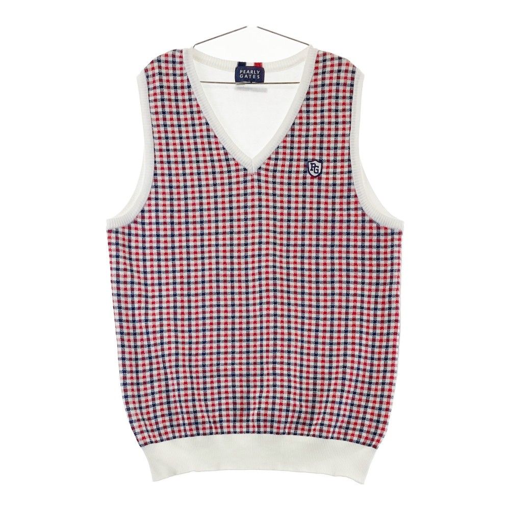 サイズ：5 PEARLY GATES パーリーゲイツ クルーネック カシミヤ ニット