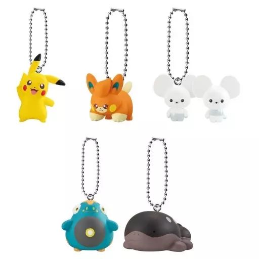 ポケモンスイング 当時物 ガチャ キーチェーン 7個セット ぽけもん☆かふぇ キーチェーン/キーホルダー