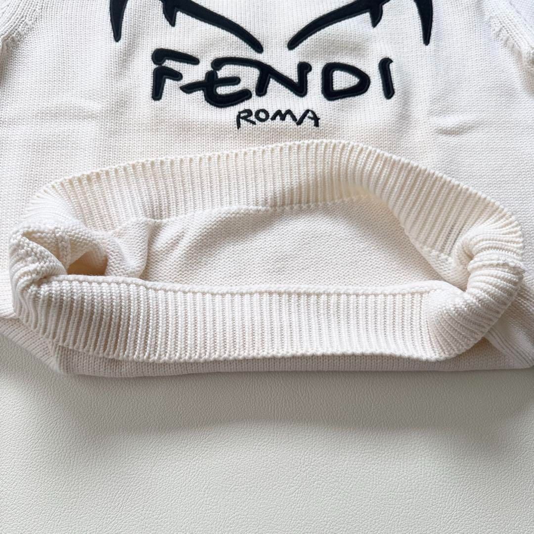 FENDI 白　ニット　サイズ46 正規品です セーター ウール ホワイト | Fendi