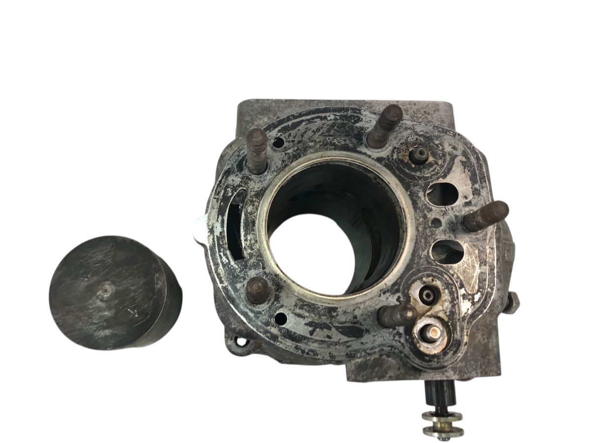 Kawasaki KDX125SR DX125A A1 エンジン シリンダー ピストン セット ジャンク OHベースにも 2722-M6658