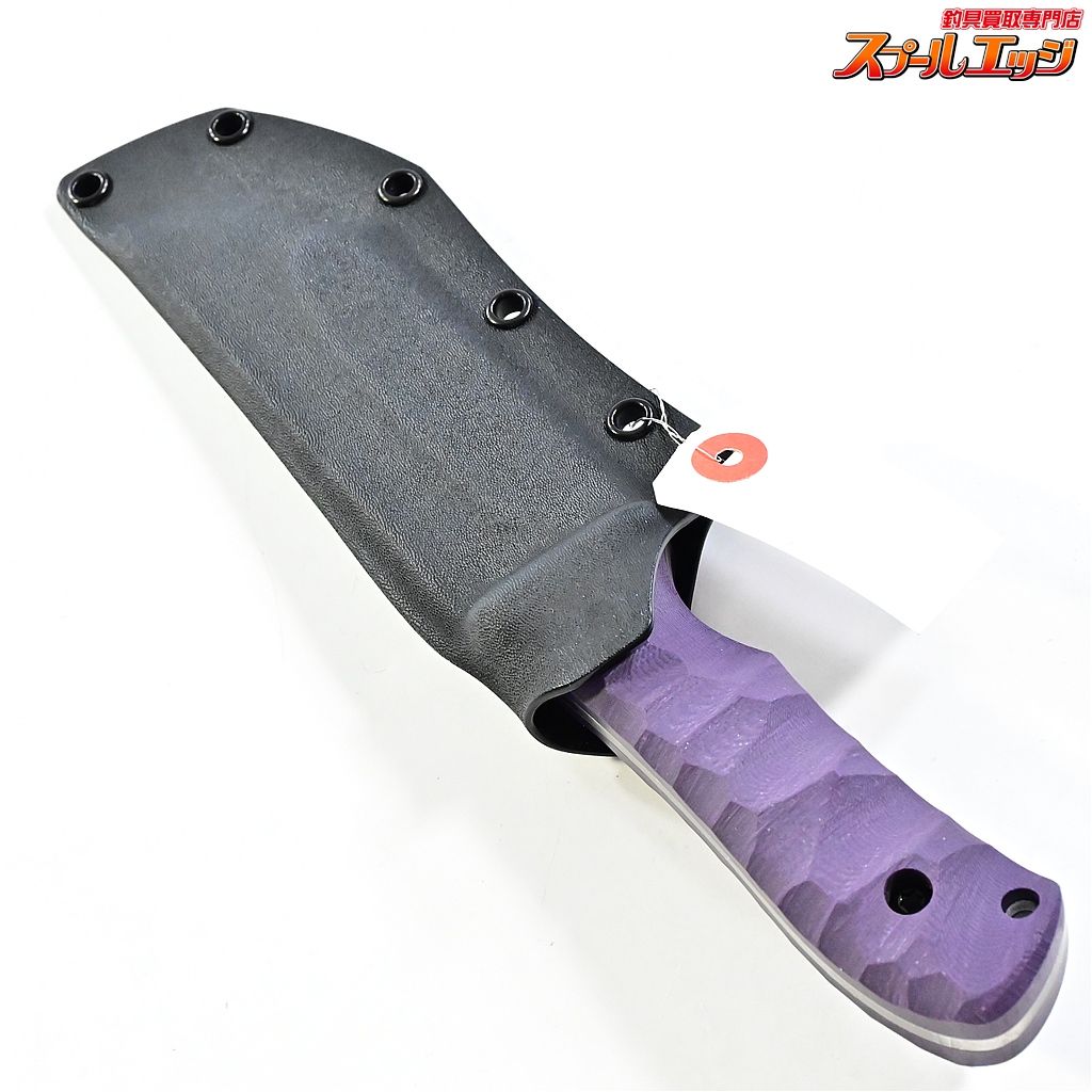 【マサユキナイフ】 風牙 フウガ OU-31 パープルG10 エッチング&サテン